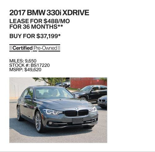 2017 BMW 330i XDRIVE