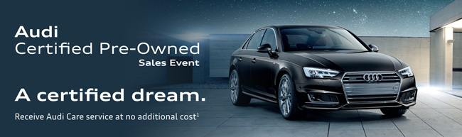 Audi Certified Pre-Owned Sales Event