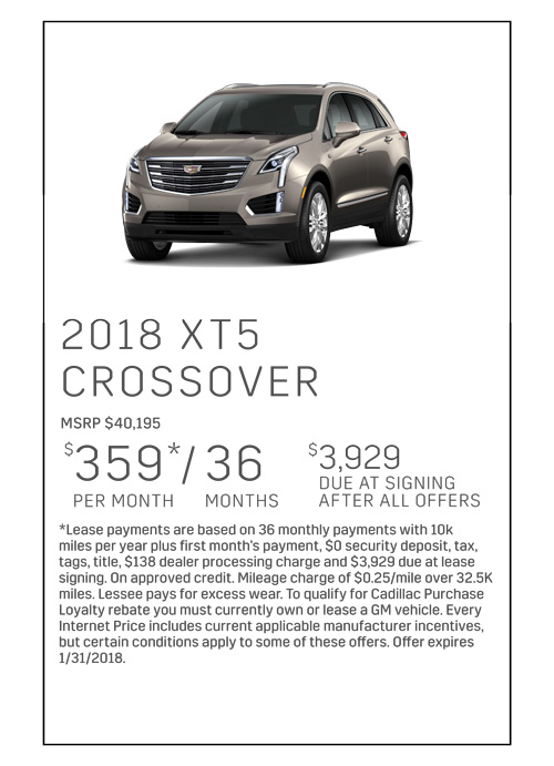 2018 XT5 Crossover