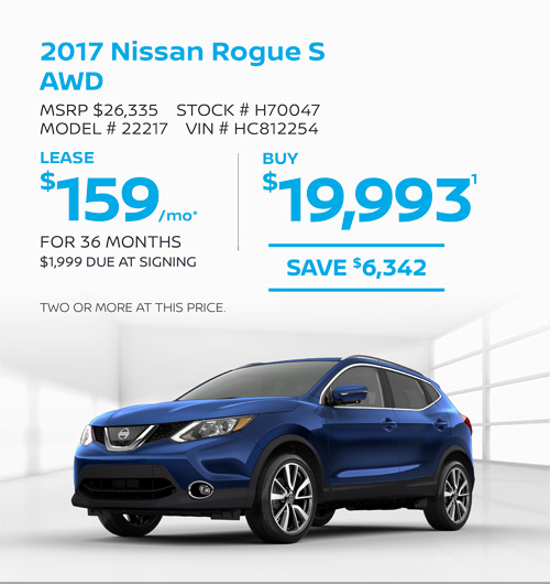 2017 Nissan Rogue S AWD