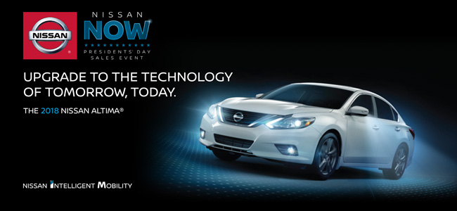The Nissan Now Presidents' Day Sales Event