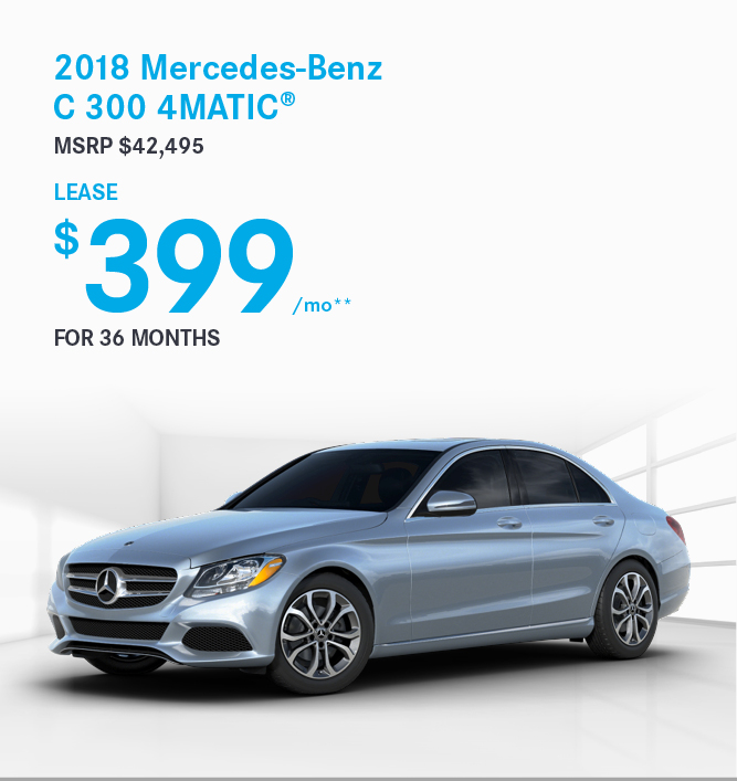 2018 Mercedes-Benz C 300 4MATIC®