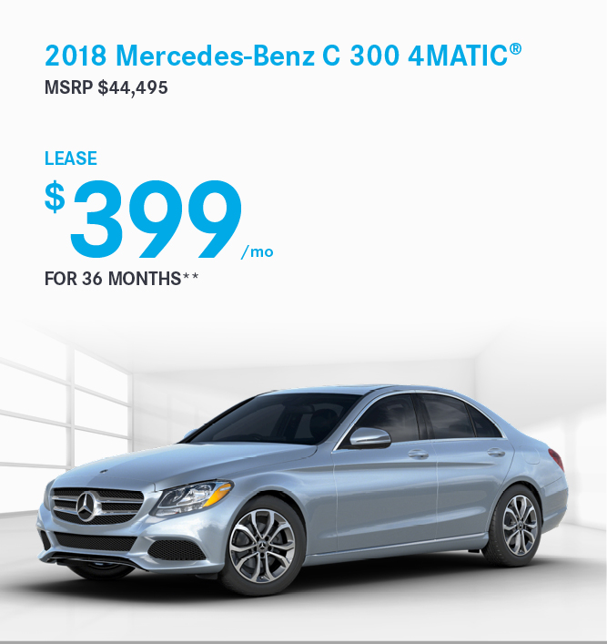 2018 Mercedes-Benz C 300 4MATIC® 