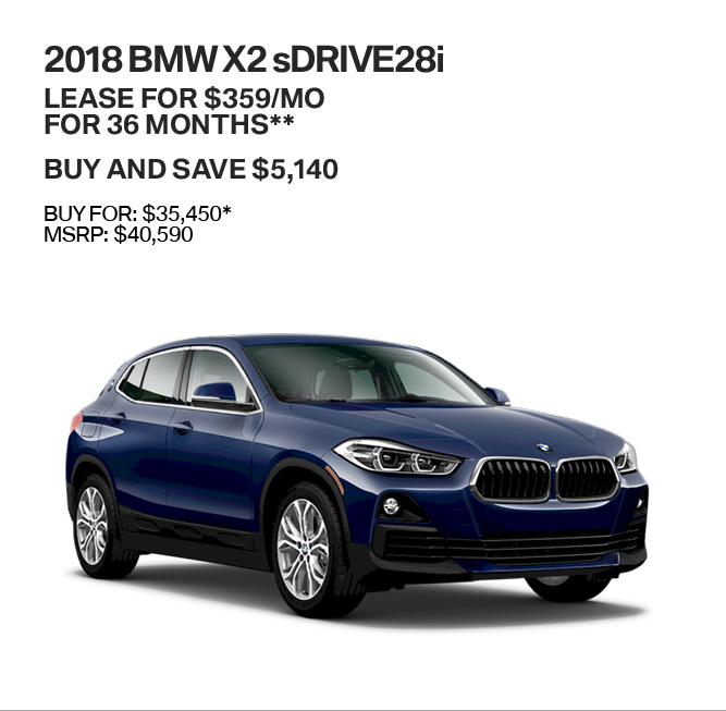 2018 BMW X2 sDRIVE28i