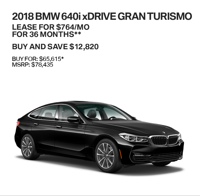 2018 BMW 640i xDRIVE GRAN TURISMO