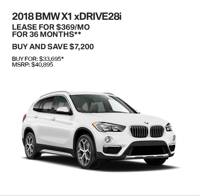 2018 BMW X1 xDRIVE28i