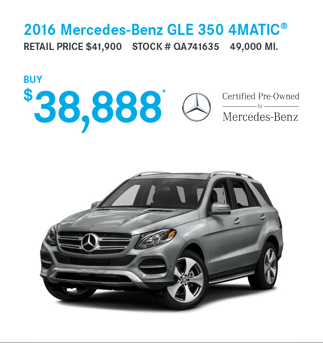 2016 Mercedes-Benz GLE 450D 4MATIC®