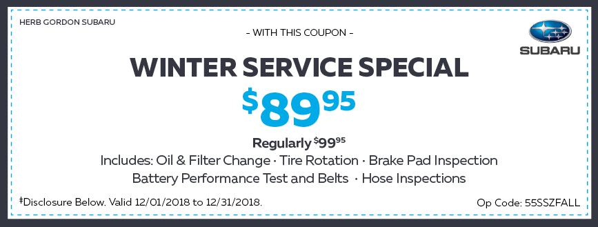 Winter Service Special