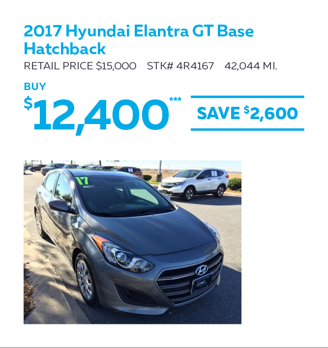 2017 Hyundai Elantra GT Base Hatchback