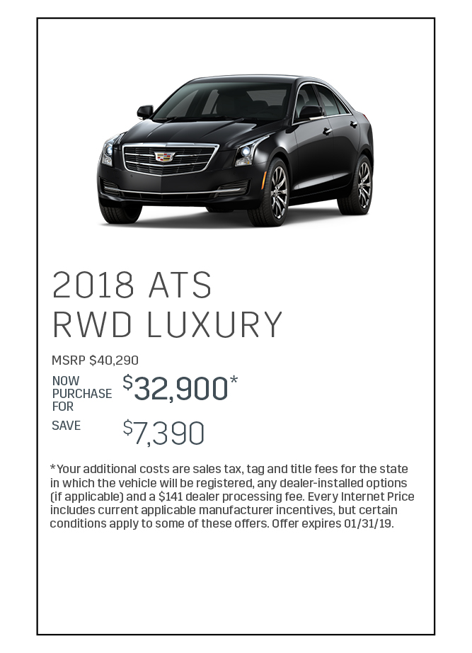 2018 CADILLAC ATS Luxury RWD
