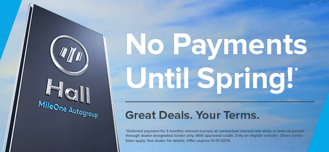 No Payments Until Spring!