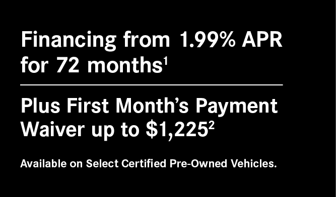 Financing as Low as 1.99% APR up to 72 months