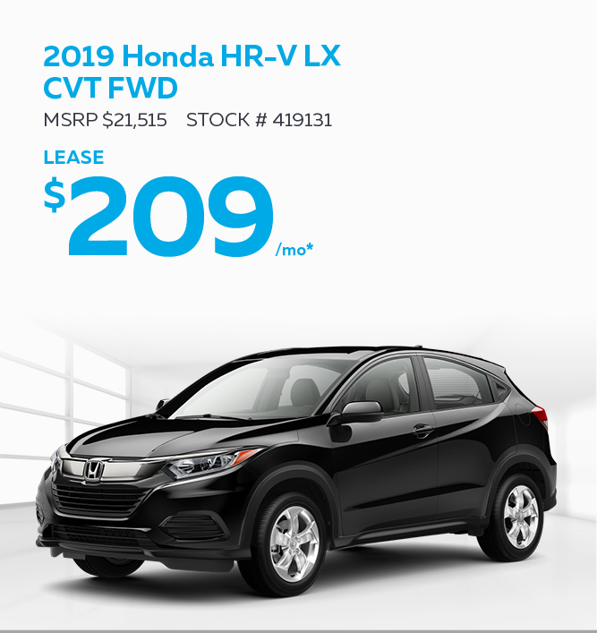 2019 Honda HR-V LX
CVT FWD
