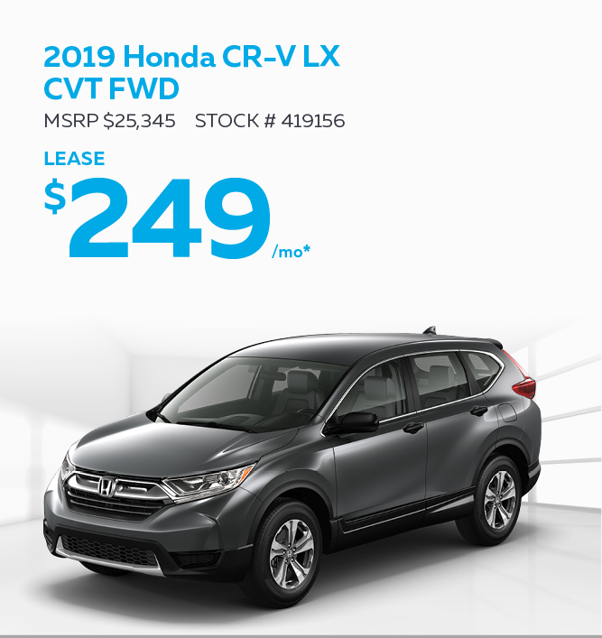 2019 Honda CR-V LX
CVT FWD
