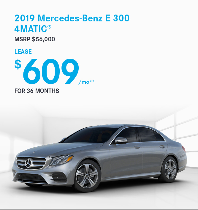 2019 Mercedes-Benz E 300 4MATIC® 