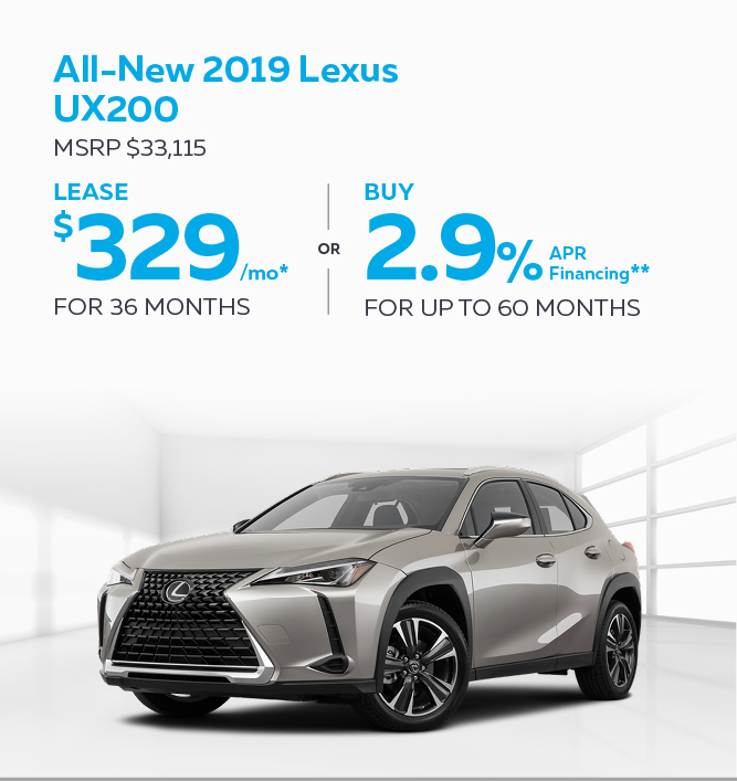 All-New 2019 Lexus UX200