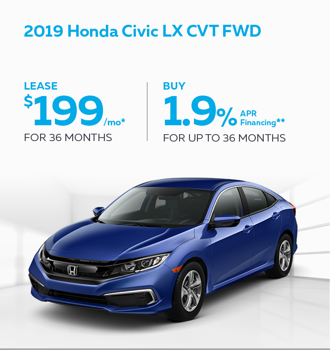 2019 Honda Civic LX CVT FWD