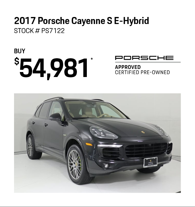 2017 Porsche Cayenne S E-Hybrid