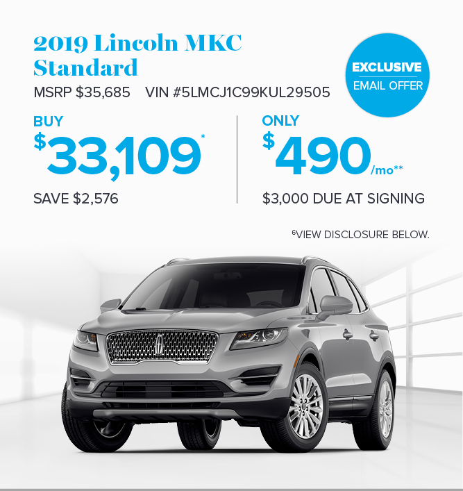2019 Lincoln MKC Standard 