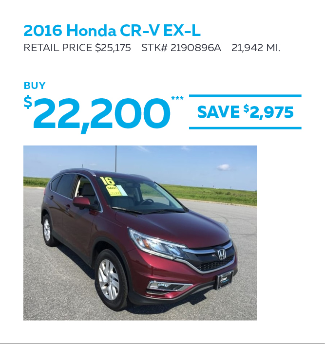2016 Honda CR-V EX-L SUV
