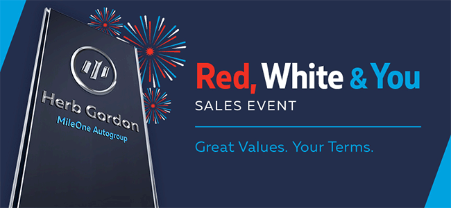 Red, White & You Sales Event 