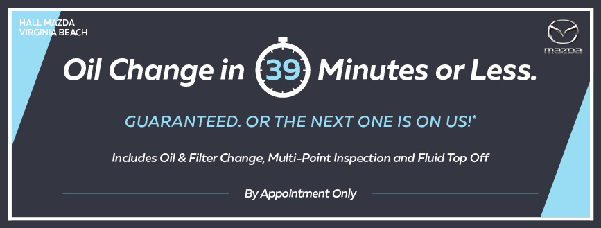 Oil Change in 39 Minutes or Less.
