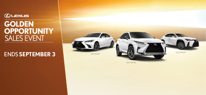 Lexus Golden Opportunity Sales Event