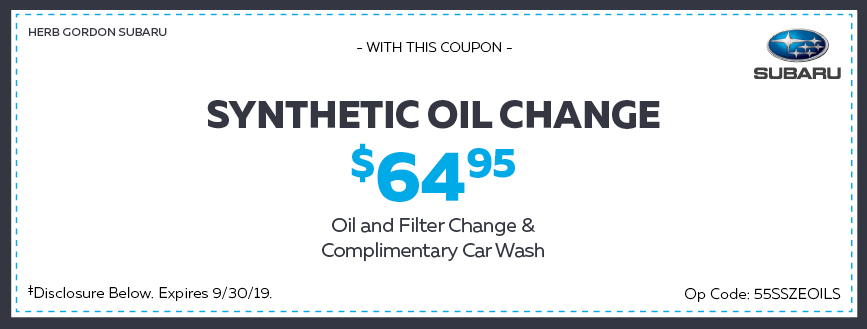 Synthetic Oil Change