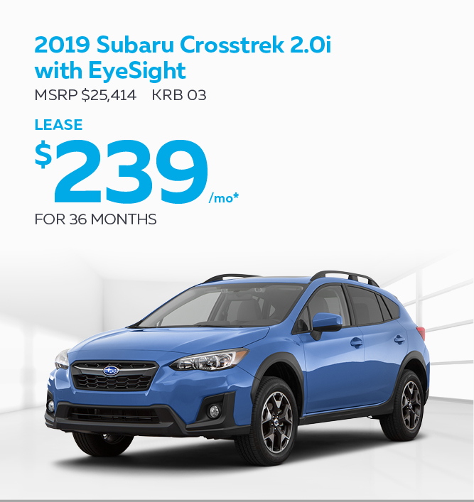 2019 Subaru Crosstrek 2.0i With Eyesight