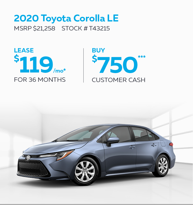 2020 Toyota Corolla LE