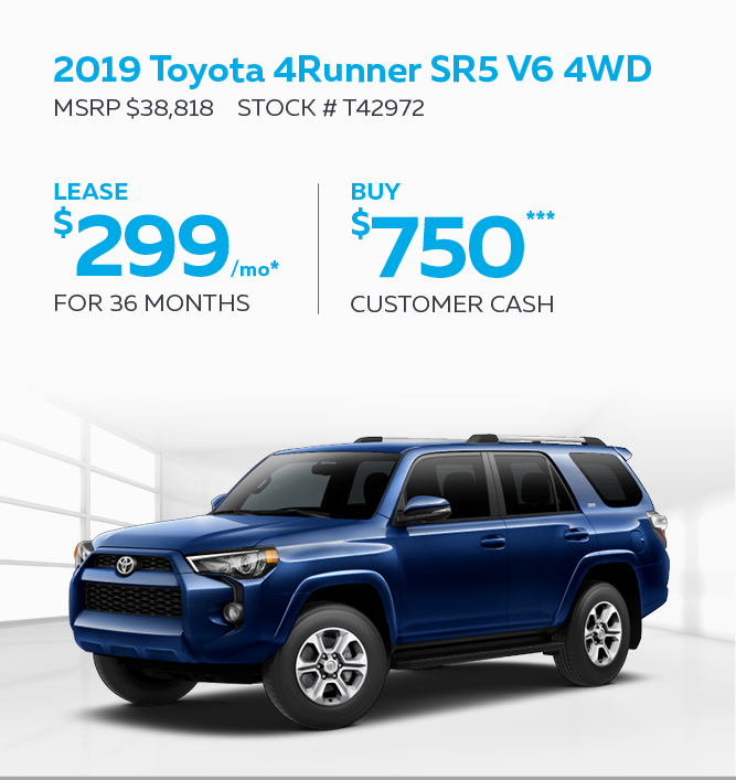 2019 Toyota 4Runner SR5 V6 4WD