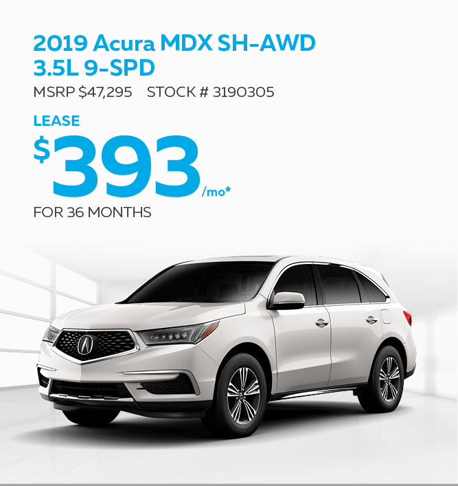 2019 Acura MDX SH-AWD 3.5L 9-SPD