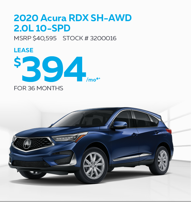 2020 Acura RDX SH-AWD 2.0L 10-SPD