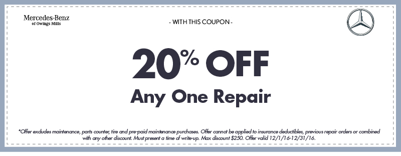 15% OFF Any One Repair