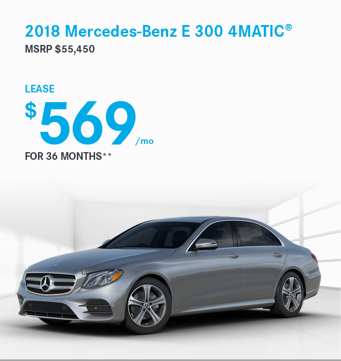 2018 Mercedes-Benz E 300 4MATIC® 