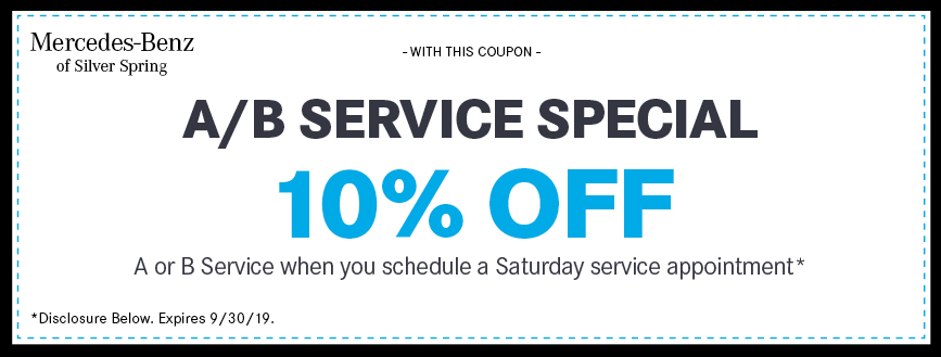 10% OFF A or B Service.