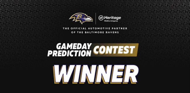 You're the Gameday Prediction Contest WINNER!